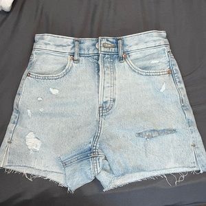 Express Mom shorts super high rise